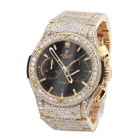 bustdown diamond watch.